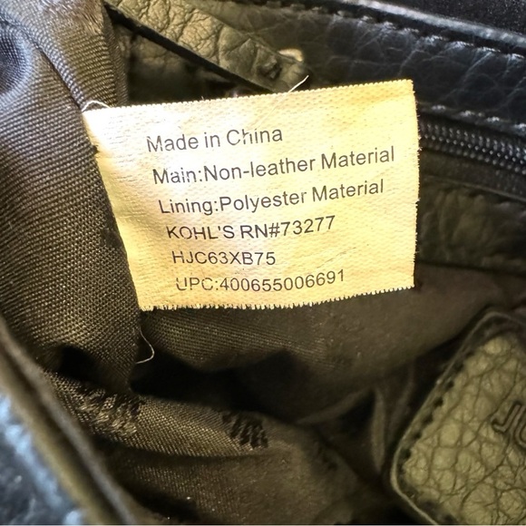 JUICY COUTURE Black Crossbody Bag w/ Gold-Tone Details - Picture 12 of 15